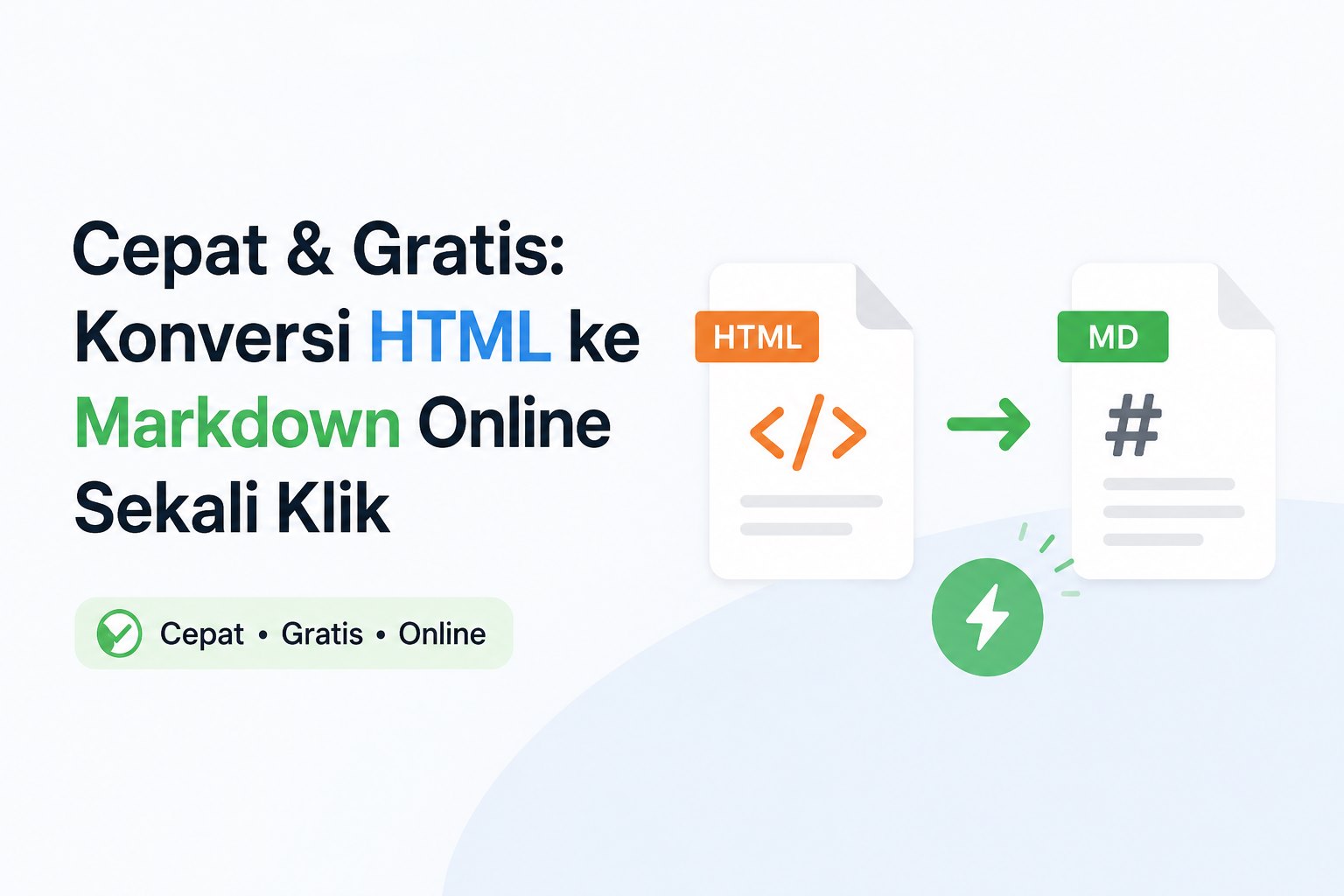 Cepat & Gratis: Konversi HTML ke Markdown Online Sekali Klik